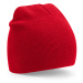 Beechfield Unisex pletená čiapka B44R Classic Red