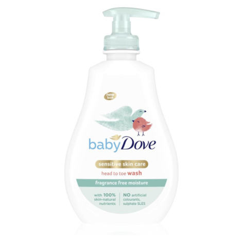 Dove Baby Sensitive Moisture umývací gél na telo a vlasy