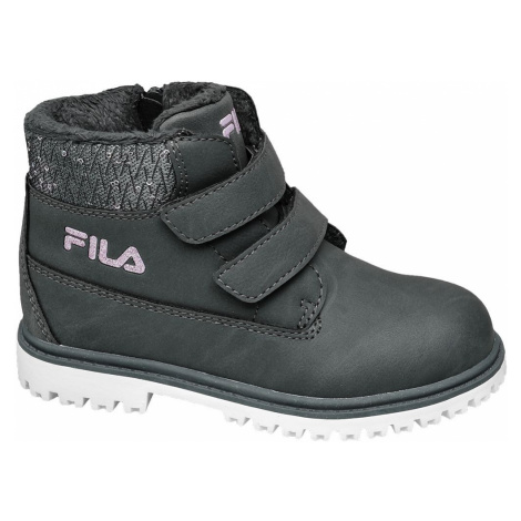 Fila - Sivá členková obuv na zips Fila