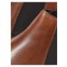 Hnedé pánske kožené členkové topánky Jack & Jones Wargo
