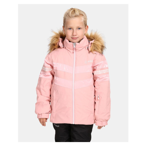 Girls' ski jacket Kilpi DALILA-JG Light pink