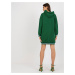 TMAVOZELENÁ OVERSIZE MIKINA S VRECKAMI RV-BL-8149.91P-DARK GREEN