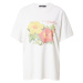 Nasty Gal Oversize tričko 'Hawaii'  zmiešané farby / biela
