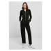 Women's Velvet Rib Boiler Suit Black