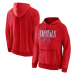 Washington Capitals pánska mikina s kapucňou A/LS Hoodie red