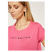 Dámske tričko UW0UW01618 TD0 ružová - Tommy Hilfiger růžova