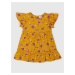 Žlté dievčenské šaty s kvetinovým vzorom GAP