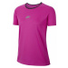 Nike AIR TOP SS W ružová - Dámske bežecké tričko