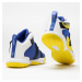 Basketbalová obuv pre chlapcov a dievčatá EASY X modro-žltá