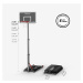 Basketbalový kôš B100 Easy Box skladací s kolieskom nastaviteľný 240 - 305 cm