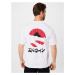 EDWIN Tričko 'Kamifuji'  červená / čierna / biela