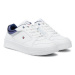 Tommy Hilfiger Sneakersy Low Cut Lace-Up Sneaker T3A9-33525-1351 S Biela