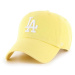 Bavlnená šiltovka 47brand MLB Los Angeles Dodgers žltá farba, s nášivkou