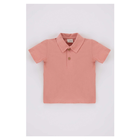 DEFACTO Baby Boy Regular Fit Pique Short Sleeve T-Shirt
