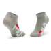 Fila Súprava 3 párov vysokých detských ponožiek Calza Invisible F8199/3 Sivá