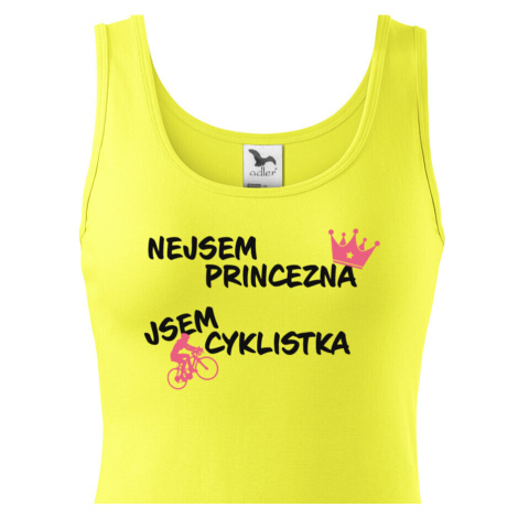 Dámske tričko nie som princezná, som cyklistka ako skvelý darček