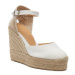 Castañer Espadrilky Carol/8Ed/001 020975 Biela