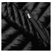 Čierna prešívaná dámska bunda pre prechodné obdobie (5M783-392)
