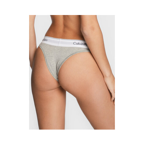 Calvin Klein Underwear Brazílske nohavičky 000QF5981E Sivá