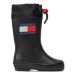 Tommy Hilfiger Gumáky Rain Boot T3X6-30766-0047 M Čierna