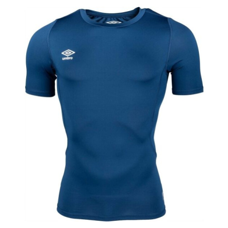 Umbro CORE SS CREW BASELAYER Pánske športové tričko, tmavo modrá, veľkosť