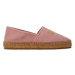 LOVE MOSCHINO Espadrilky JA10572G0IJP5609 Ružová