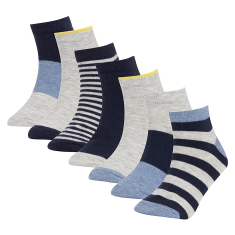 DEFACTO Boy's 7-Piece Cotton Booties Socks