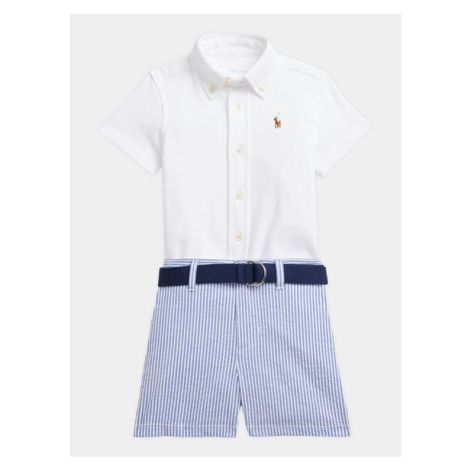 Polo Ralph Lauren Súprava košeľa a športové šortky 320902538001 Modrá Regular Fit