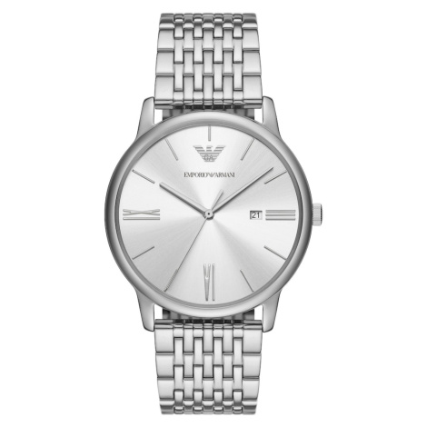 Emporio Armani Analógové hodinky  strieborná