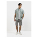 Šortky Camel Active Shorts Cargo Stone Grey