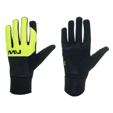 Men's cycling gloves NorthWave Fast Gel Glove Black/Yellow Fluo North Wave