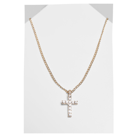 Necklace with cross - gold color