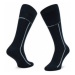 Boss Súprava 2 párov vysokých pánskych ponožiek 2P Rs Logo Stripe Cc 50452810 10235415 01 Tmavom