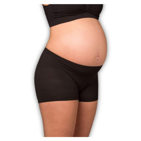CARRIWELL Nohavičky do pôrodnice Deluxe tehotenské aj po pôrode 2 ks čierne