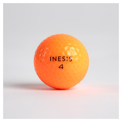 Golfové loptičky Soft 500 - 12 ks oranžové INESIS