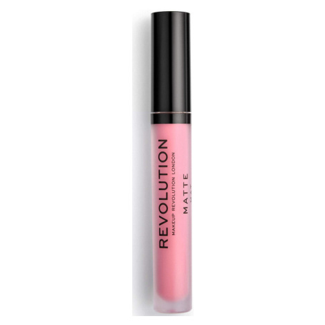 Makeup Revolution  Matte Lip Gloss  Lesky na pery Ružová