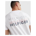 Biele pánske tričko s potlačou Tommy Hilfiger
