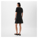 Šaty GAP Mixed Stitch Dress Black 1