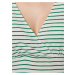 Zeleno-biele pruhované tričko Tranquillo Aluna