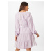 Cecilie Copenhagen Košeľové šaty 'Monica'  fialová / biela