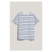 TRIČKO GANT STRIPED SS TSHIRT EGGSHELL