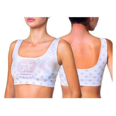 Dámsky Crop top Meméme Polka Dot Chamomile