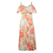 Dorothy Perkins Tall Letné šaty  zelená / oranžová / koralová