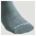 Športové ponožky RS 160 stredne vysoké čierne, zelené, šedé 3 páry