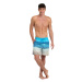 Pánske plavky ARENA MENS BEACH BOXER PLACED-800-sand&sea turquoise