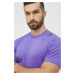 Tréningové tričko adidas Performance Designed for Training fialová farba, jednofarebné