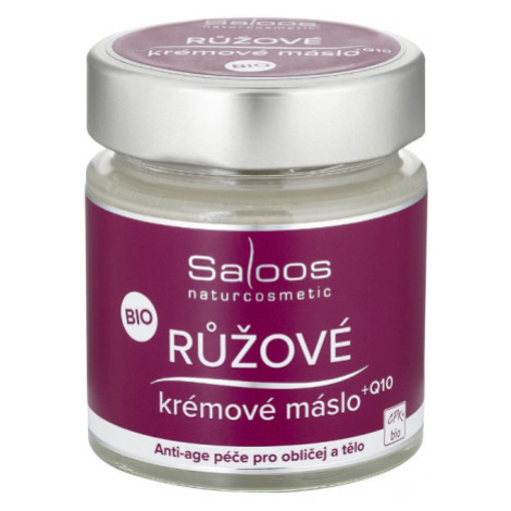 Krémové maslo Ružové BIO SALOOS Naturcosmetics 110 ml