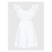 TWINSET Letné šaty 221TT2061 Biela Regular Fit