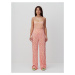 florence by mills exclusive for ABOUT YOU Vyšívaný top 'Sweet Hibiscus'  marhuľová / svetloružov