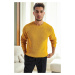 18369 Dewberry Knitwear Mens Sweater-MUSTARD